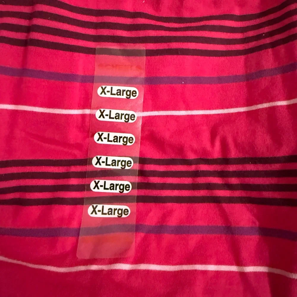 Nike Striped Pink/Black Short Sleeved T-Shirt NWT